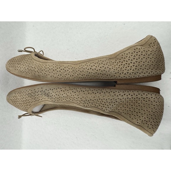 Sam Edelman Felicia 2 Brown Suede Laser Cut Ballet Flats Womens 9.5 - Picture 7 of 8